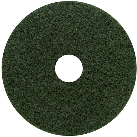 Green Arrow Equipment 18 in. Scrubbing Floor Pad, Green, 5PK GR3738503